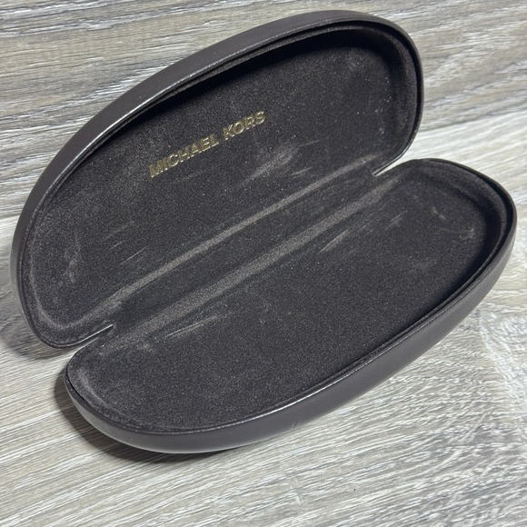 Michael Kors MK340 Eyeglass Frames 52-18-135 Gold Brown Semi Rimless + Case - Picture 12 of 12